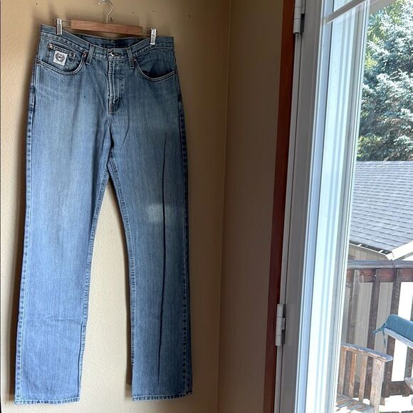 Cinch Denim Jeans White Label Cowboy Rodeo 35 x 40 - Picture 1 of 12